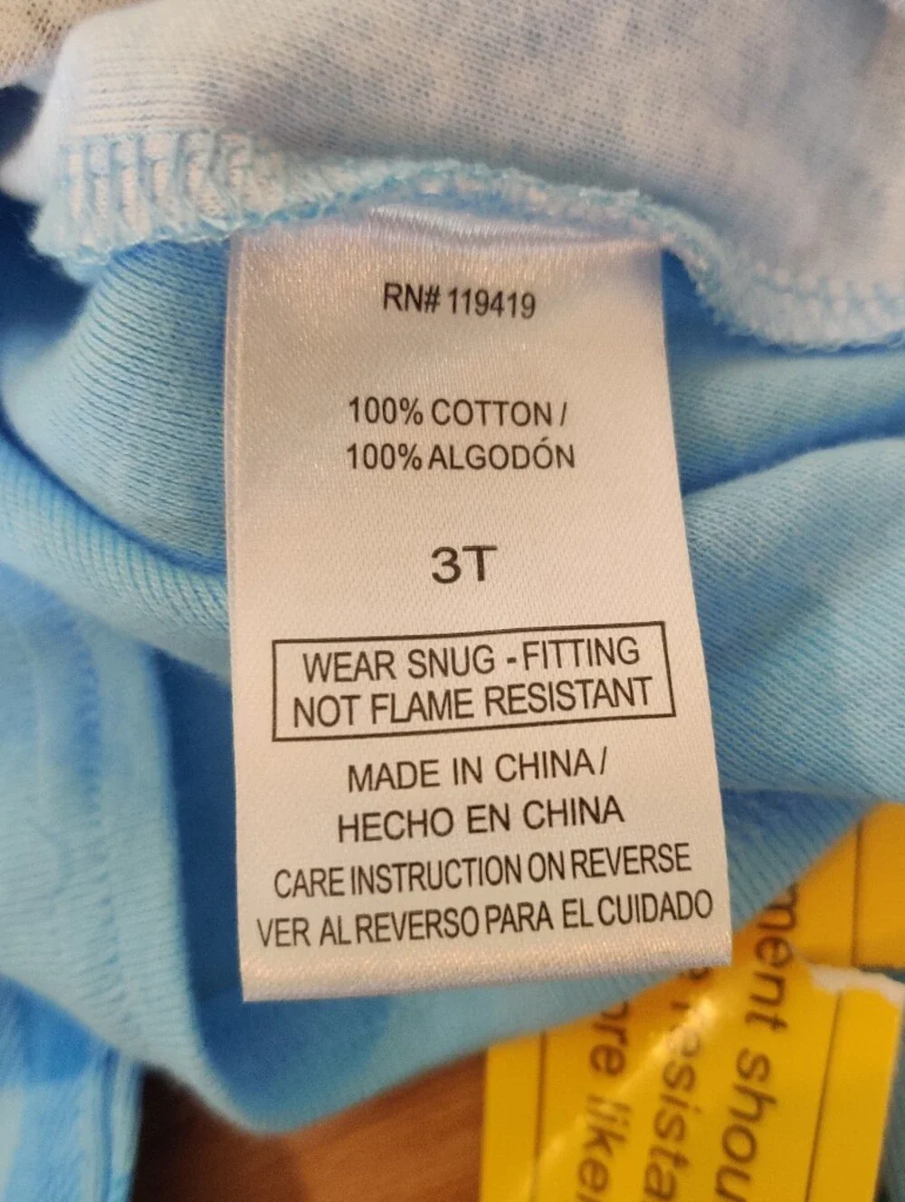 NEW Toddler Boys 3T Dinosaur Cotton Snug Fit Ms. Rachel Pajama Set Blue Plaid